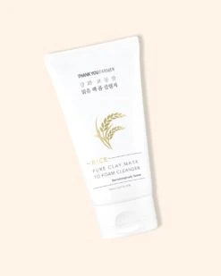Rice Pure Clay Mask To Foam Cleanser