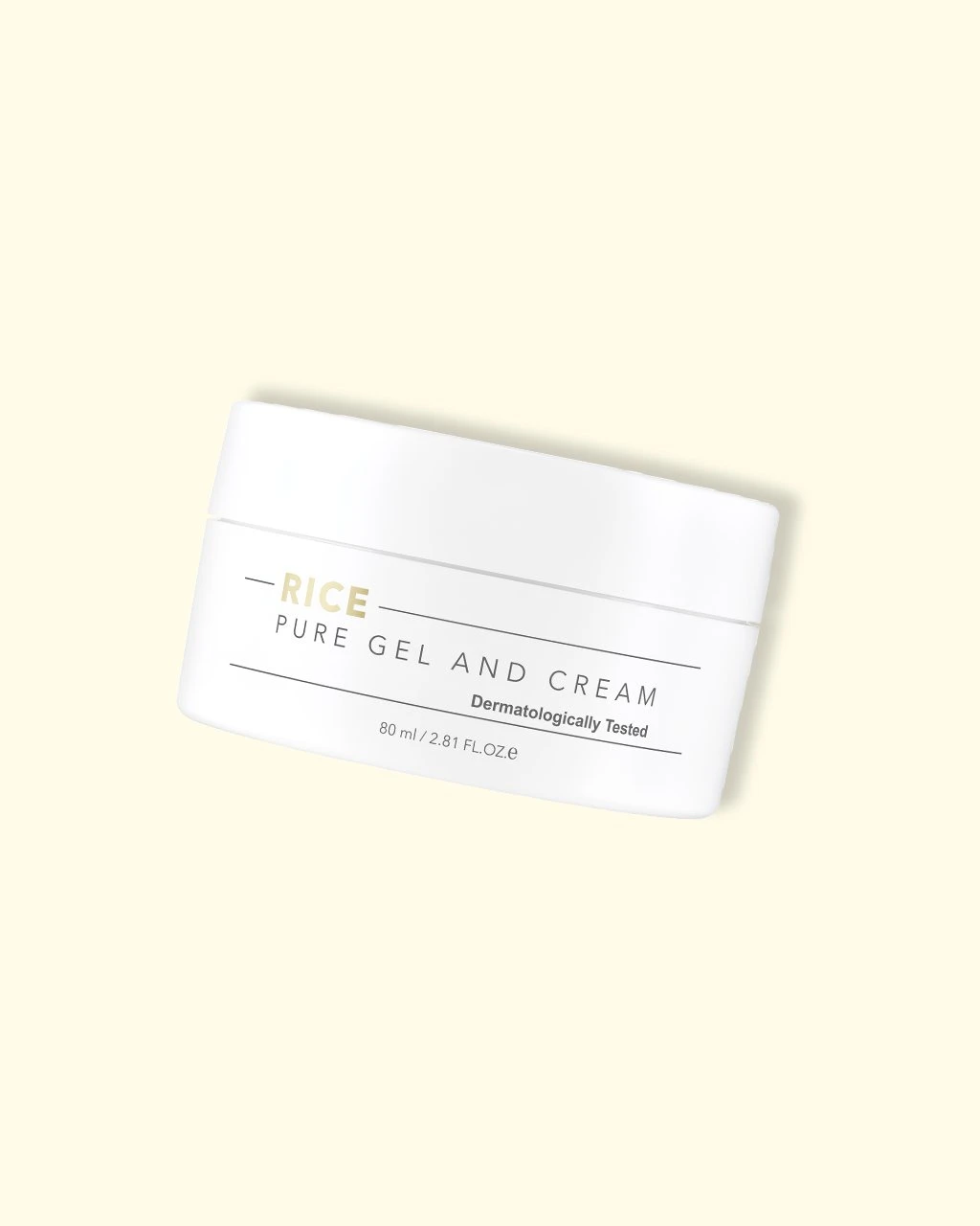 Rice Pure Gel And Cream